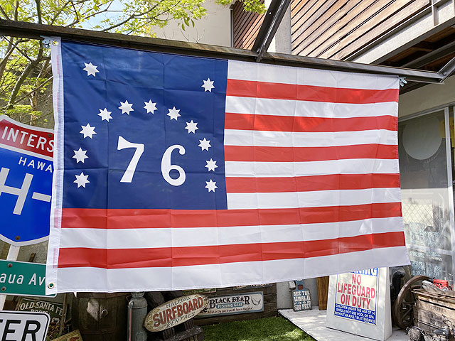 アメリカの昔の76星条旗 ベニントンフラッグの通販・販売 | アメリカ