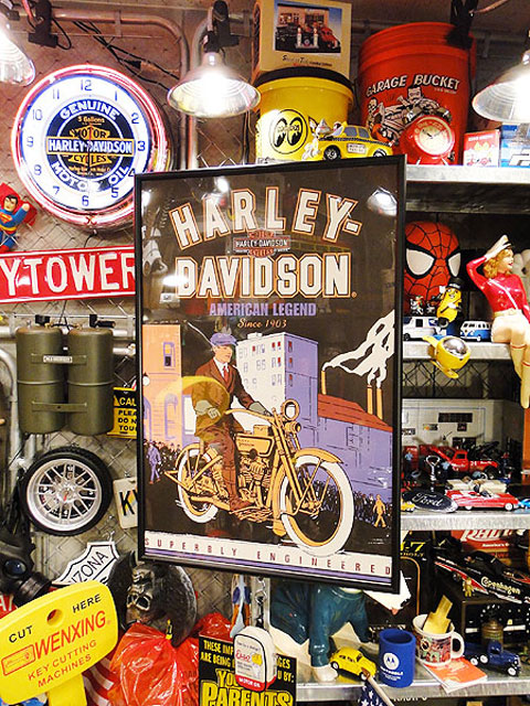 ハーレーダビッドソン ビッグアートフレーム （アメリカンレジェンド