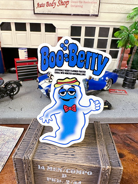 ジェネラルミルズ モンスターシリアル ステッカー （ブーベリー）の