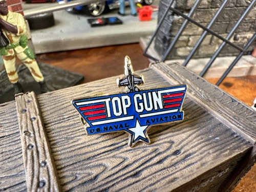 ミリタリーピンバッジ （トップガン/ウイング/Sサイズ） TOP GUN 映画