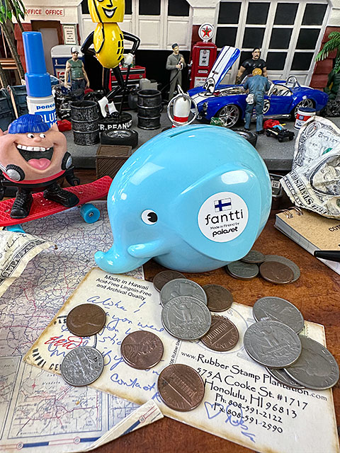 Norsu ノルス エレファントバンク ぞうの貯金箱 fantti ファンティ