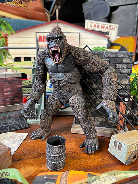 NECA キングコング 7インチ アクションフィギュア ※ミニカーは付属しま