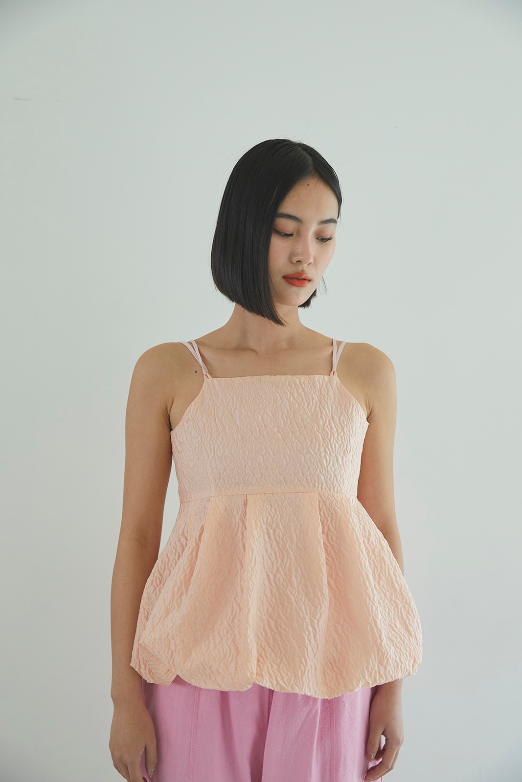 ジャカードペプラムバルーンキャミソール/CAVEZA ROSSO/カベサロッソ