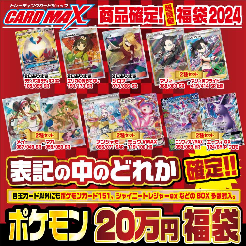 2024年 新春ポケモン 超豪華20万円 福袋【ポケモンカードゲーム