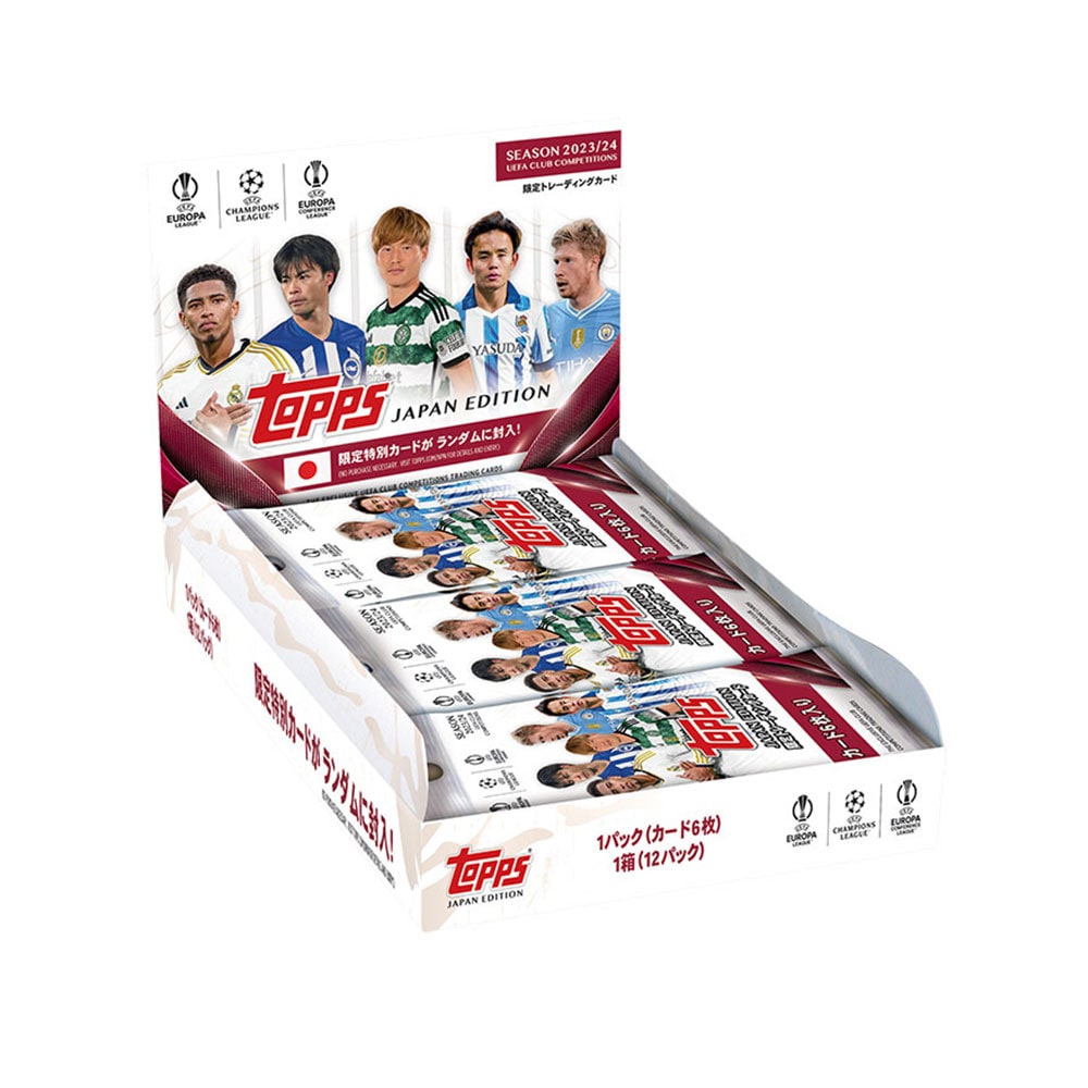Topps UEFA Champions League Japan Edition 2024 Box 送料無料 10/12