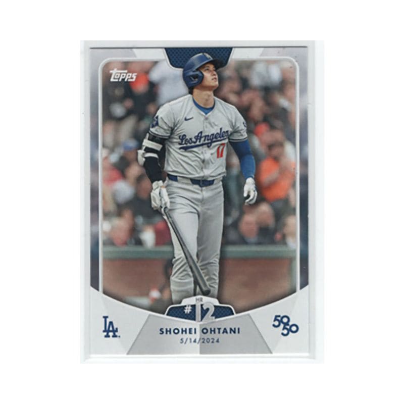 大谷翔平【2024 Topps 50/50】HR#50 Variation #100 ｜カード