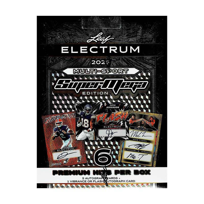 2025 Leaf Electrum Multi-Sport Super Mega Box 1/9入荷！！ ｜カード