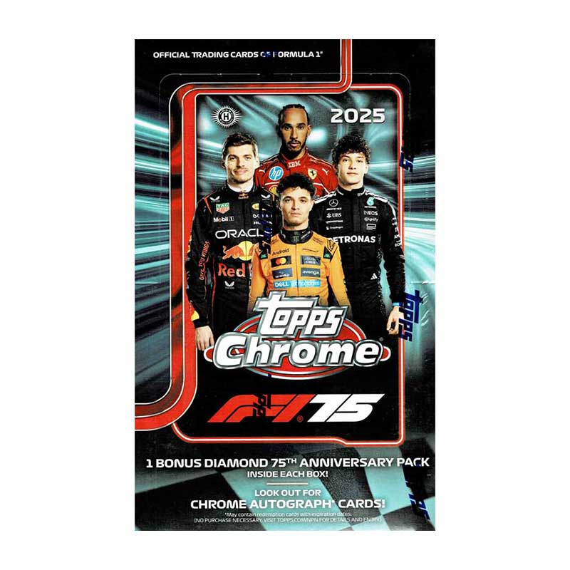 2025 Topps Chrome Formula 1 Hobby Box 1/23入荷！！店頭販売中