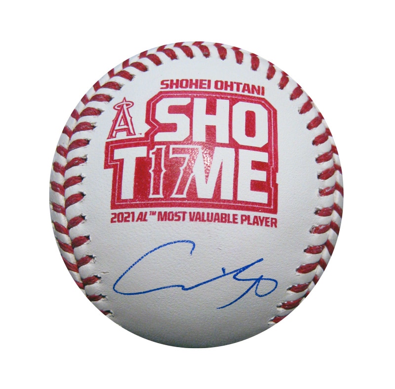 大谷翔平 直筆サインボール MLB 2021 ア・リーグ MVP記念ボール