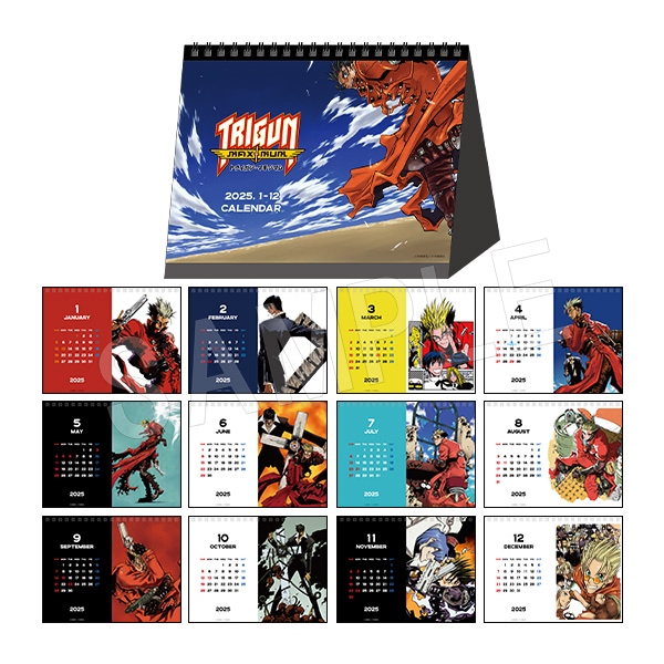 内藤泰弘 トライガンマキシム カレンダー 3点セット 内藤泰弘