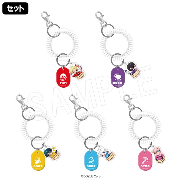 予約】ドズル社 トレーディングロッカーキー風キーホルダー(セット