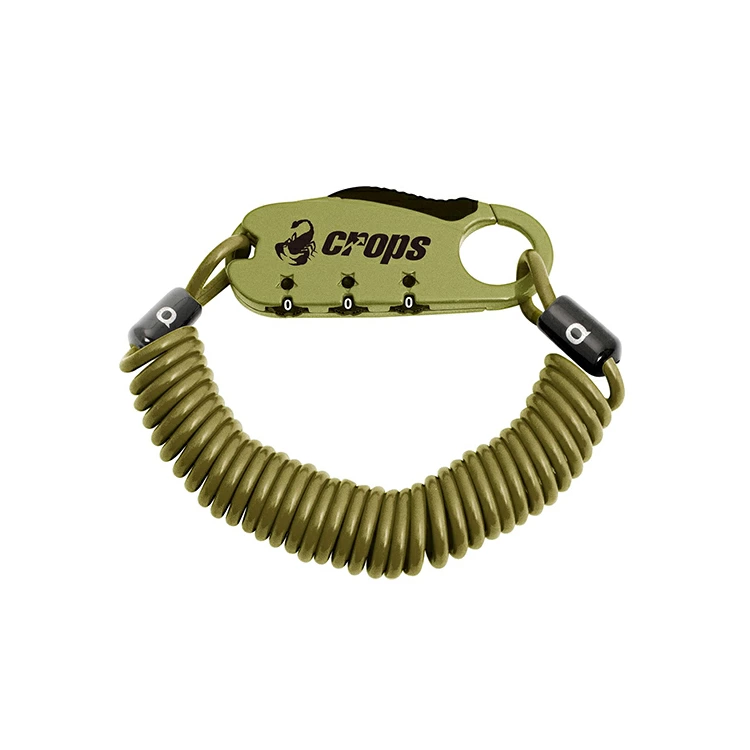 コイルワイヤー ロック 鍵 クロップス(crops) コンパクトワイヤー