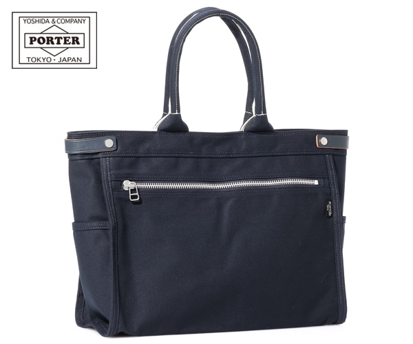 ポーター ネイキッド トートバッグ(M) 667-19469 （カラー：ネイビー