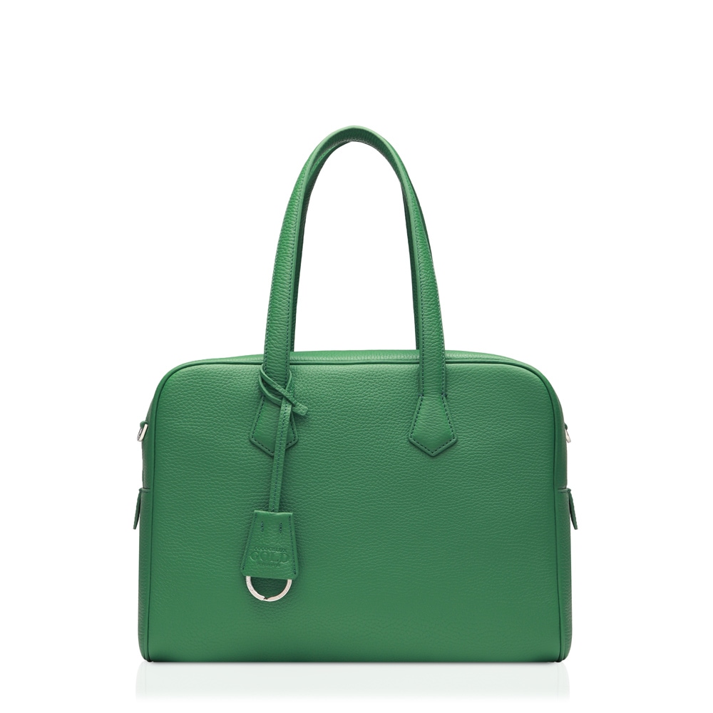 COCOCELUX GOLD ﾍﾗｸﾚｽGOLDｼｭﾘﾝｸ ｽｸｴｱﾎﾞｽﾄﾝ 2WAYﾊﾞｯｸﾞ L ｼﾙﾊﾞｰﾒﾀﾙ