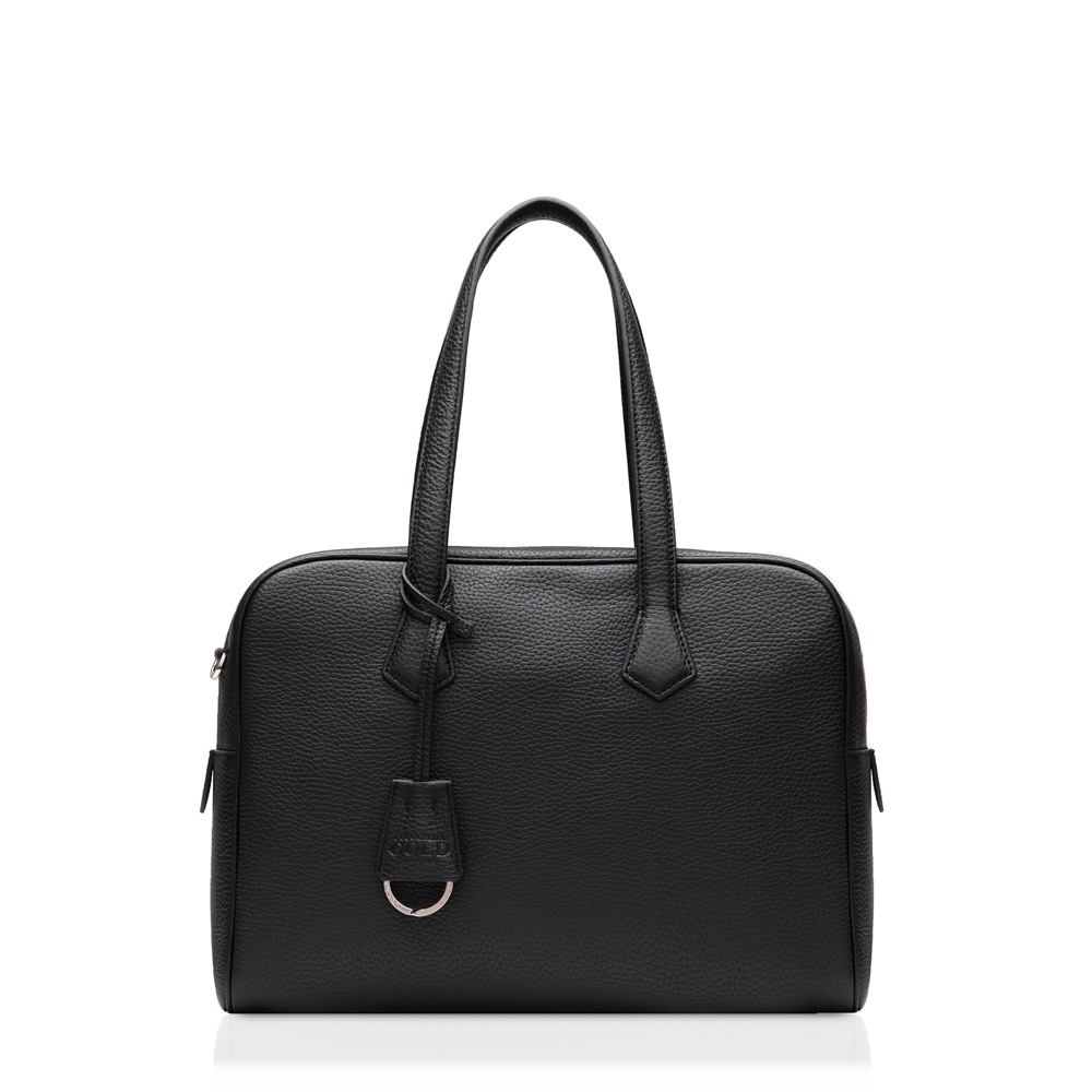 COCOCELUX GOLD ﾍﾗｸﾚｽGOLDｼｭﾘﾝｸ ｽｸｴｱﾎﾞｽﾄﾝ 2WAYﾊﾞｯｸﾞ L ｼﾙﾊﾞｰﾒﾀﾙ