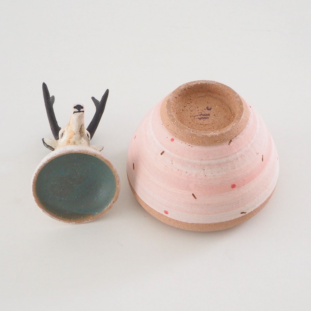 カノプス壷/鹿 | acne.pottery.studio | 糸島くらし×ここのき 公式通販