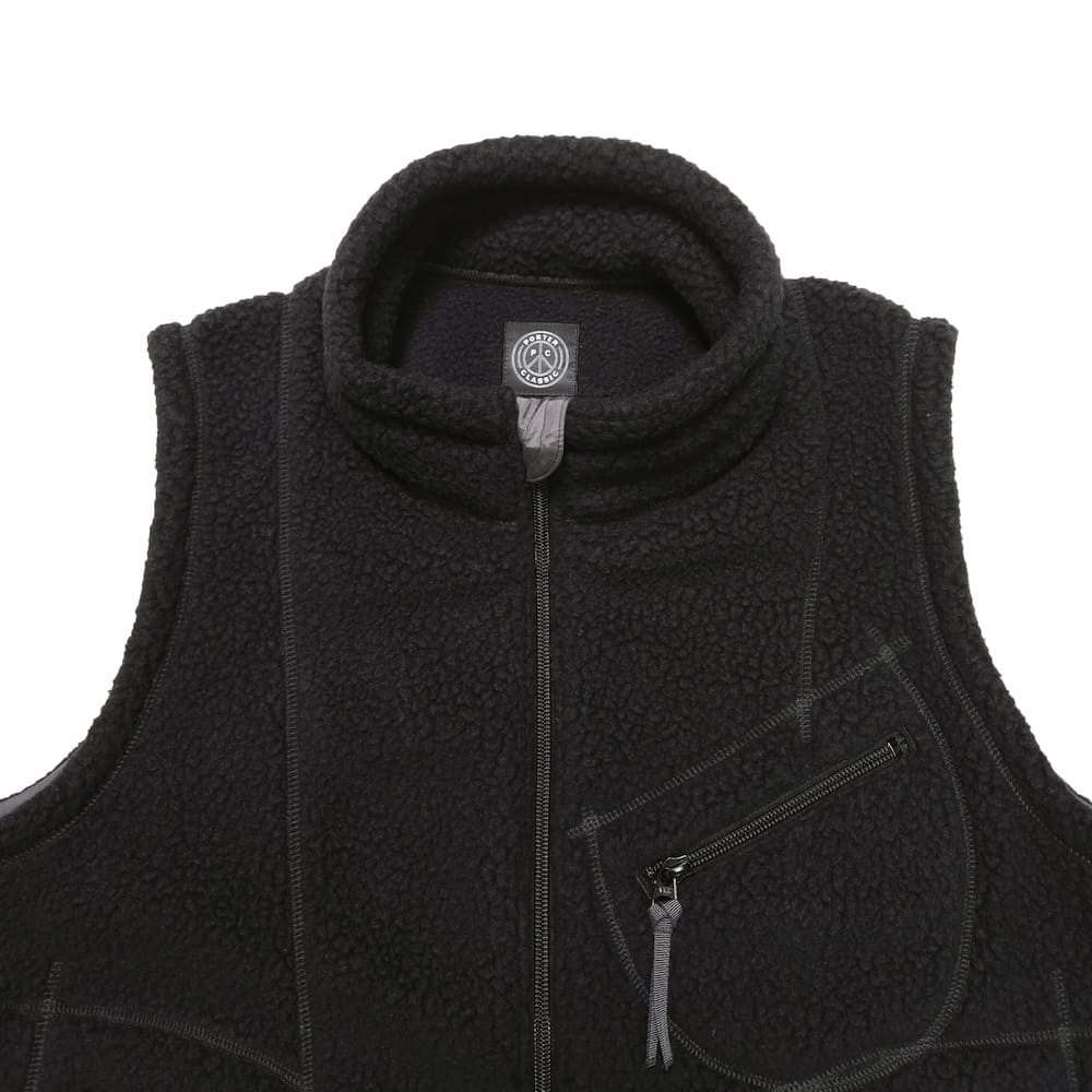 Porter Classic(ポータークラシック) FLEECE ZIP UP VEST (POLARTEC