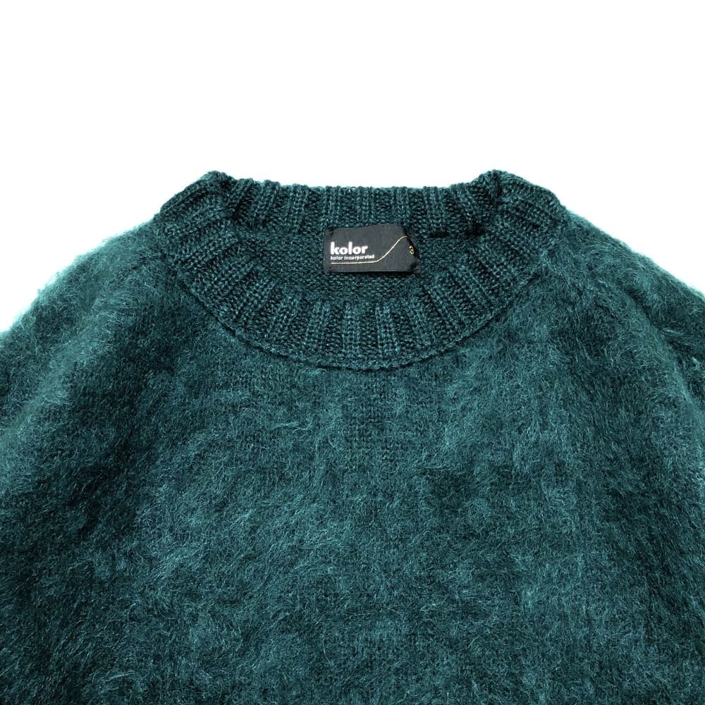 kolor 23AW裾ファー切り替え モヘヤ ニット サイズ3 - メルカリ