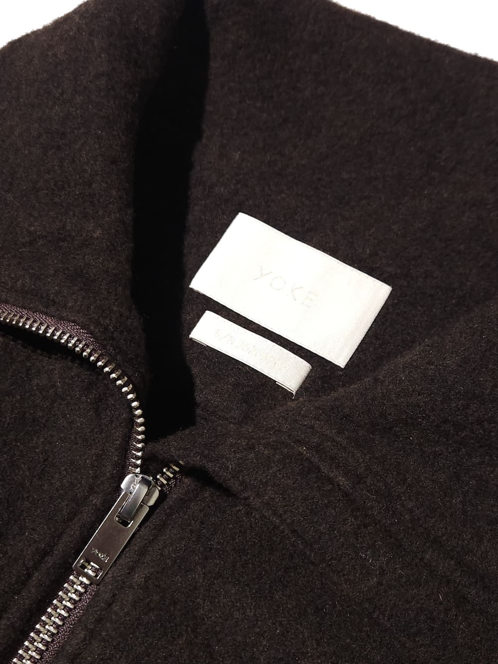 YOKE(ヨーク) Wool Fleece Half Zip Pullover - COLDBECK ONLINE