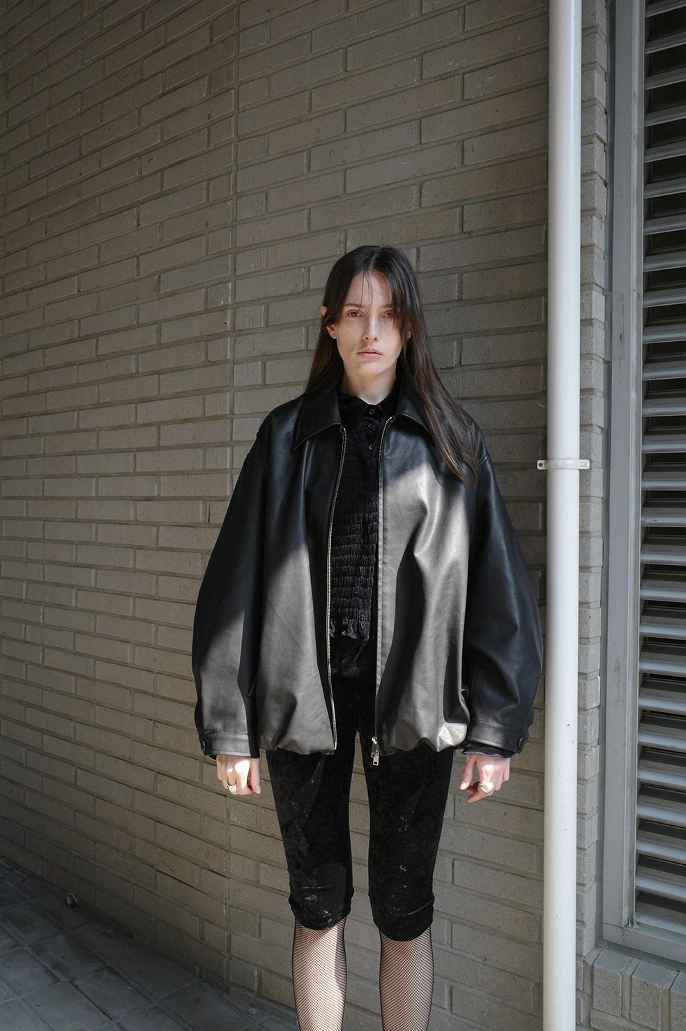 CLANE(クラネ) FAKE LEATHER BALLOON JACKET - COLDBECK ONLINE