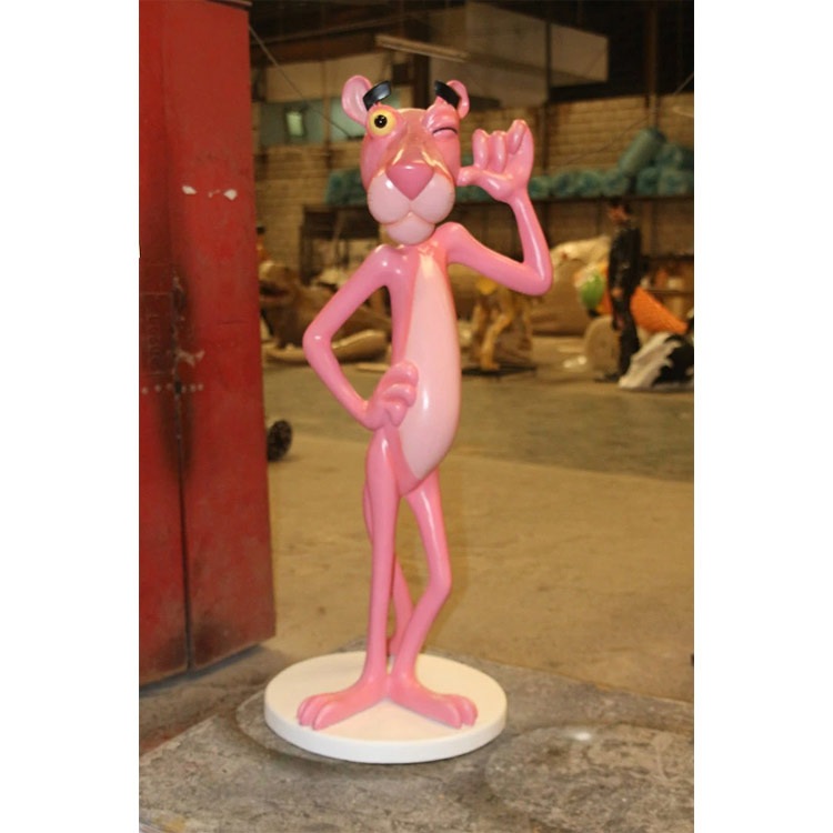 等身大フィギュア ピンクパンサー 高さ150cm FRP製 アメキャラ