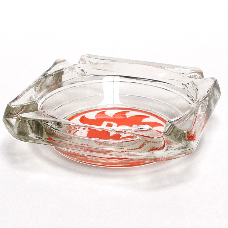 1点モノ】ガラス 灰皿 Del Taco デルタコ 高さ2.1×幅8.9×奥行8.9cm