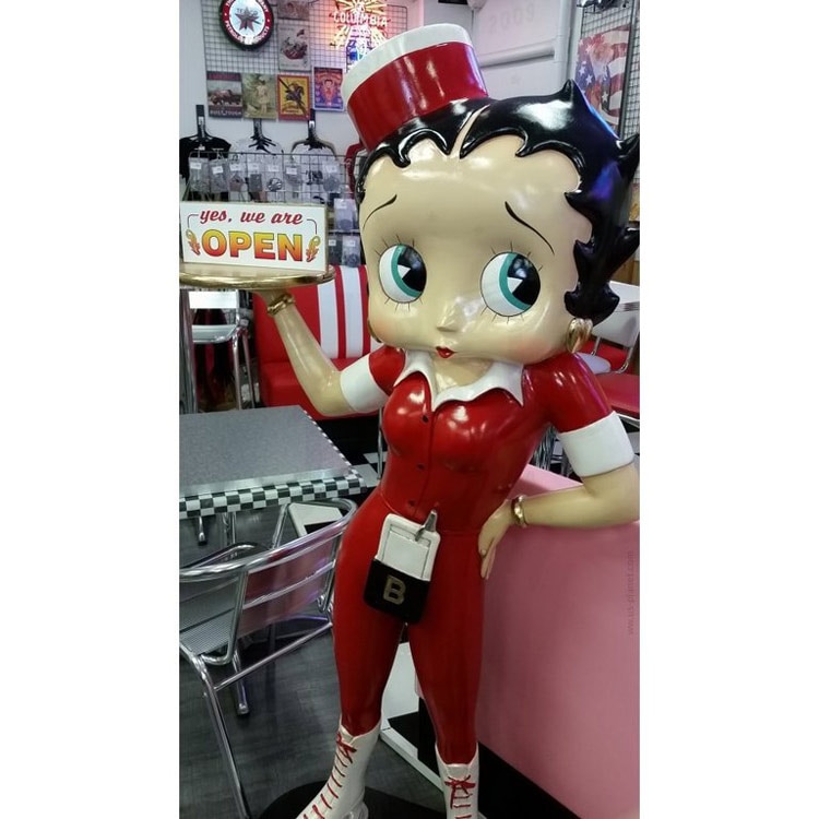 等身大フィギュア ビッグセールスプロモーションドール Betty Boop