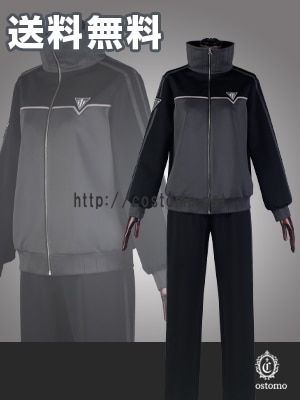 送料無料】 とうらぶ風 黒×グレー ジャージセット 水心子【内番】
