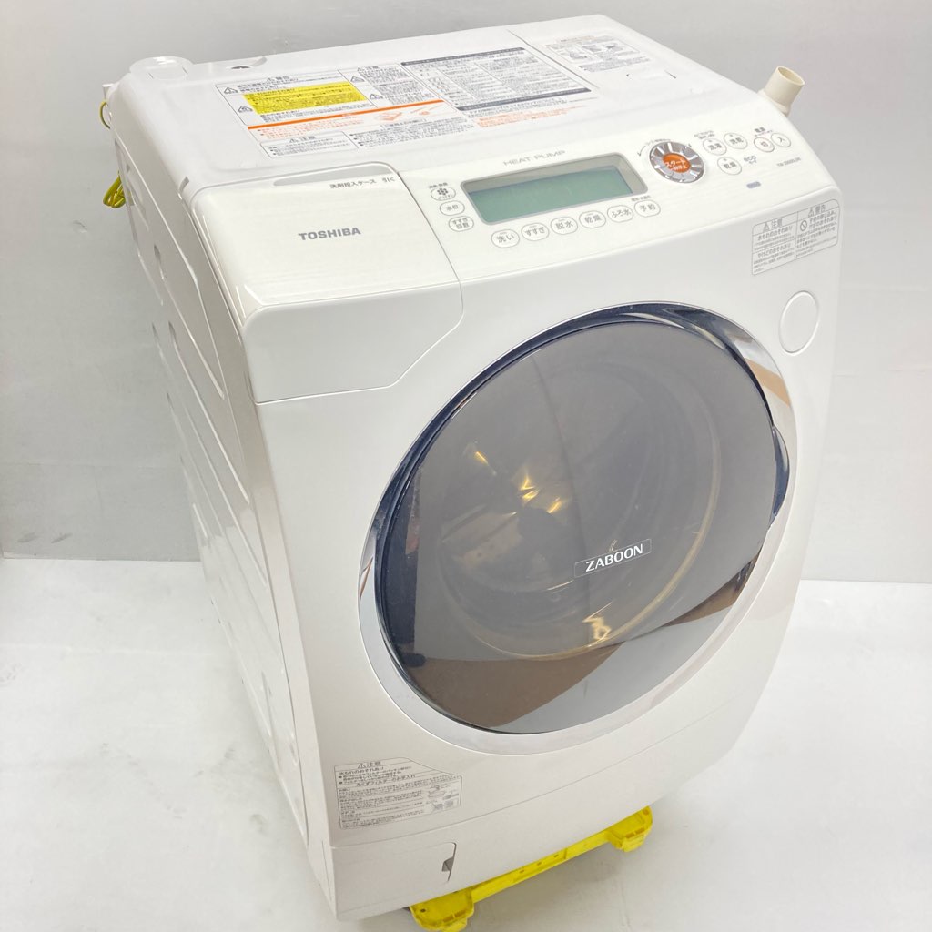中古 東芝 9.0kg 6.0kg ドラム式洗濯機 TW-Z9500L ZABOON 乾燥6.0kg