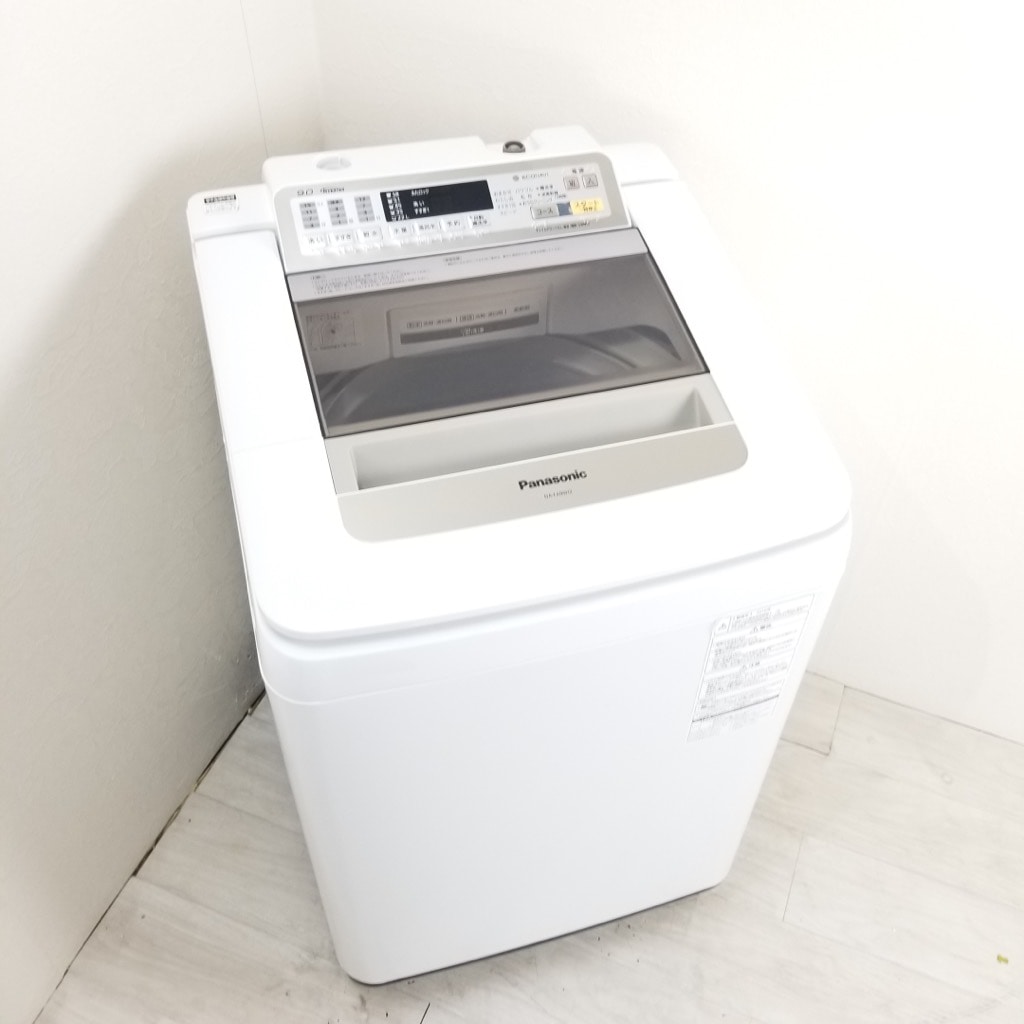中古 9.0kg 全自動洗濯機 パナソニック NA-FA90H2 2016年製 即効泡洗浄