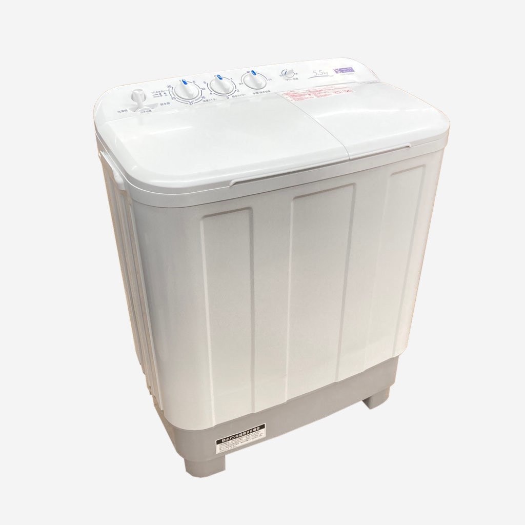 中古 高年式 2槽式洗濯機 ヤマダ電機 5.5kg YWM-TD55G2 2022年製造 別