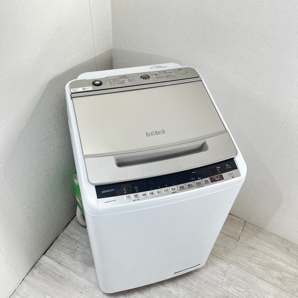 2019年製☆美品☆日立 8kg 洗濯機【BW-V80E-N】 【公式通販】