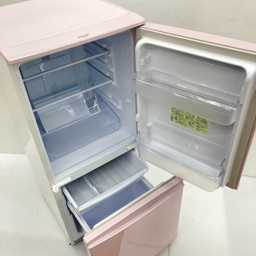 ♪ 2019年製/SHARP/冷凍冷蔵庫/SJ-14E6-KW/137L♪