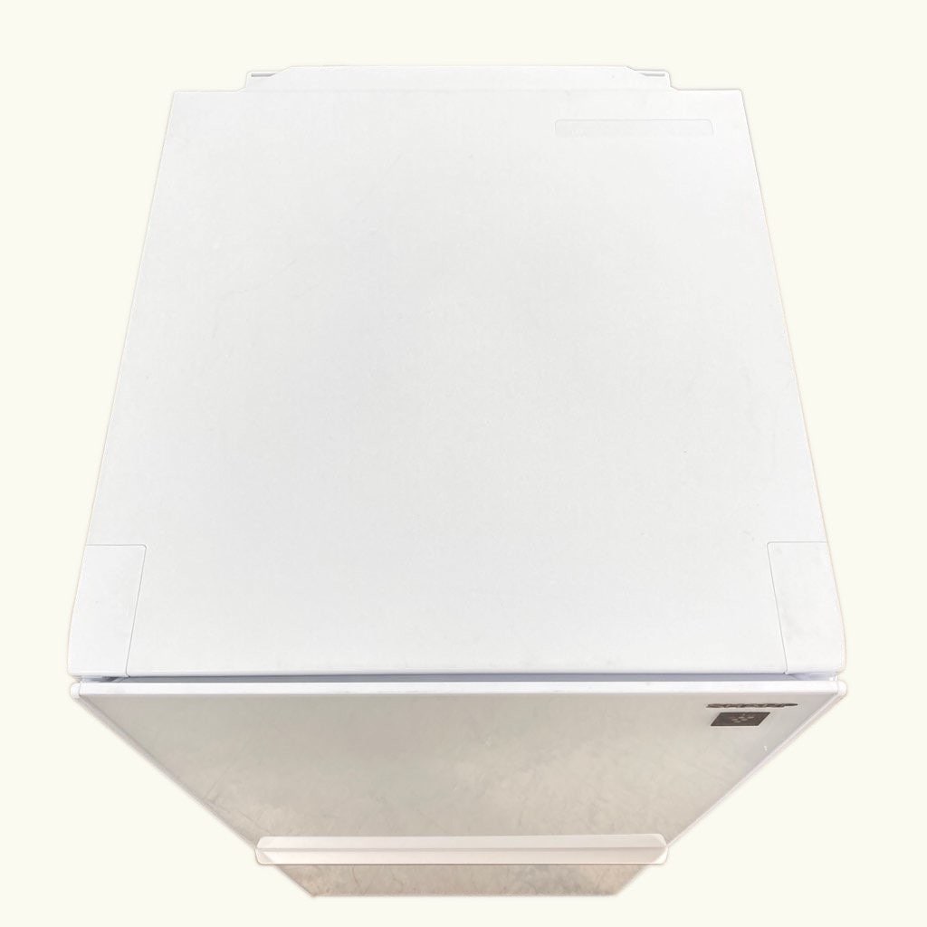 中古 137L ガラスドア 2ドア冷蔵庫 シャープ SJ-GD14E-W 2019年製