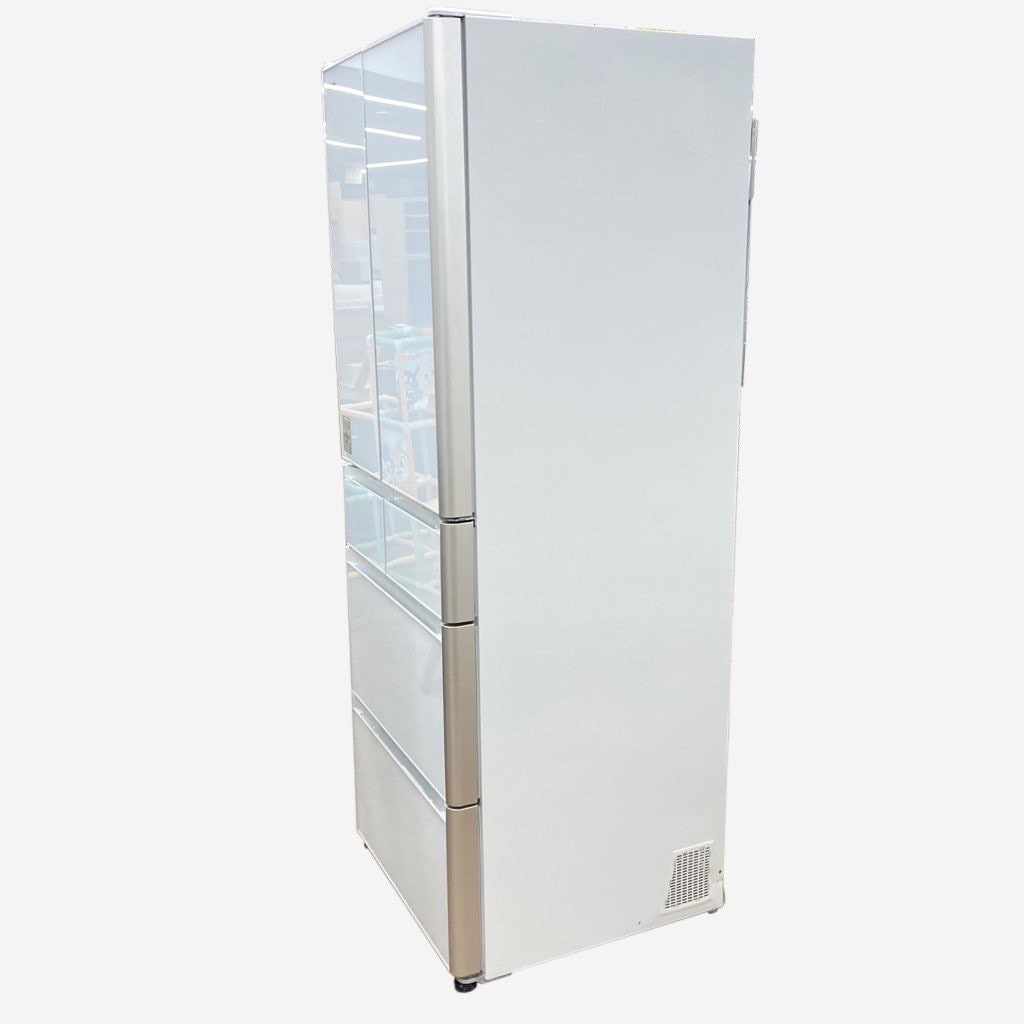 中古近郊自社便可 日立 430L 6ドア冷蔵庫 R-XG4300H-XW 2018年製 真空