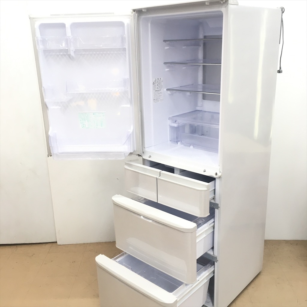 シャープ 両開き SJ-PW42Y-S ノンフロン冷凍冷蔵庫 シャープ SJ-PW42X