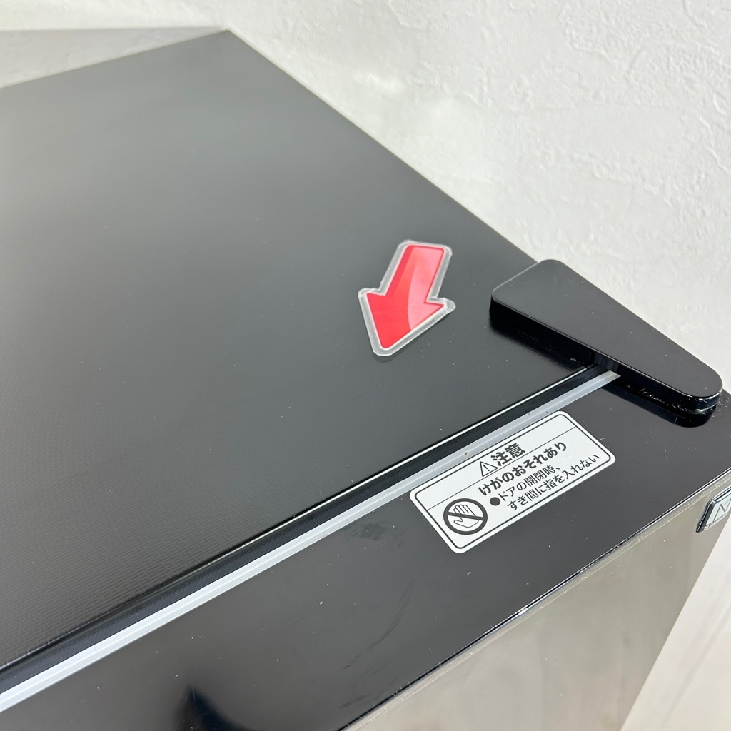 中古 106L 2ドア冷蔵庫 小さい ニトリ NTR-106BK 2022年製 ブラック