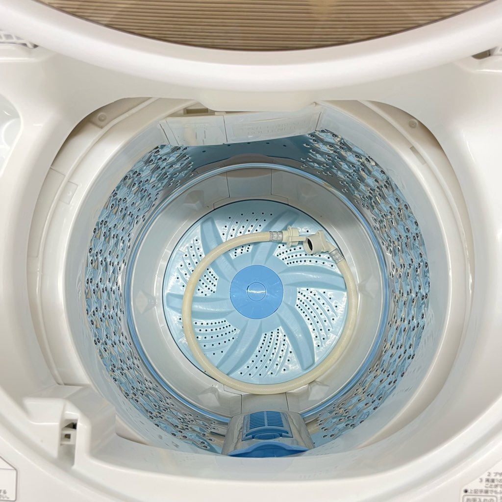 中古 7.0kg 風乾燥機能付き 全自動洗濯機 東芝 AW-7G8 2020年製 世帯用