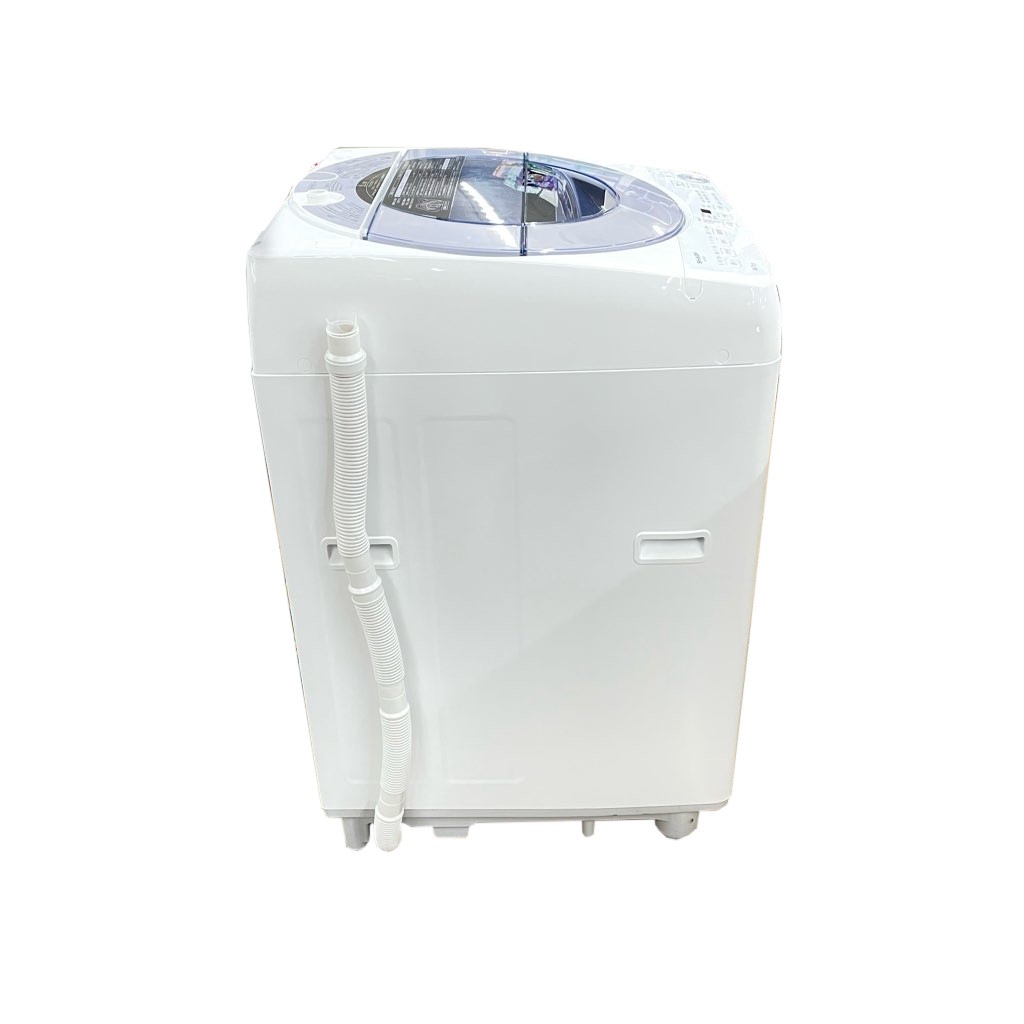 中古 8.0kg 送風乾燥 全自動洗濯機 シャープ ES-GV8E-S 2021年製造