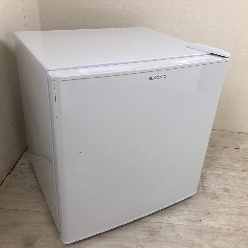 中古 46L 冷蔵庫 エルソニック EJ-R461W 2019年製 小型 ホワイト