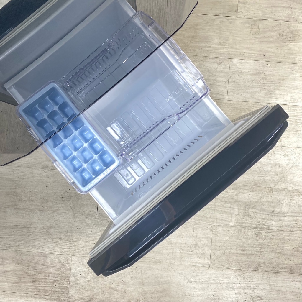中古 146L 2ドア冷蔵庫 ブラック 三菱電機 MR-P15A-B 2017年製 単身用