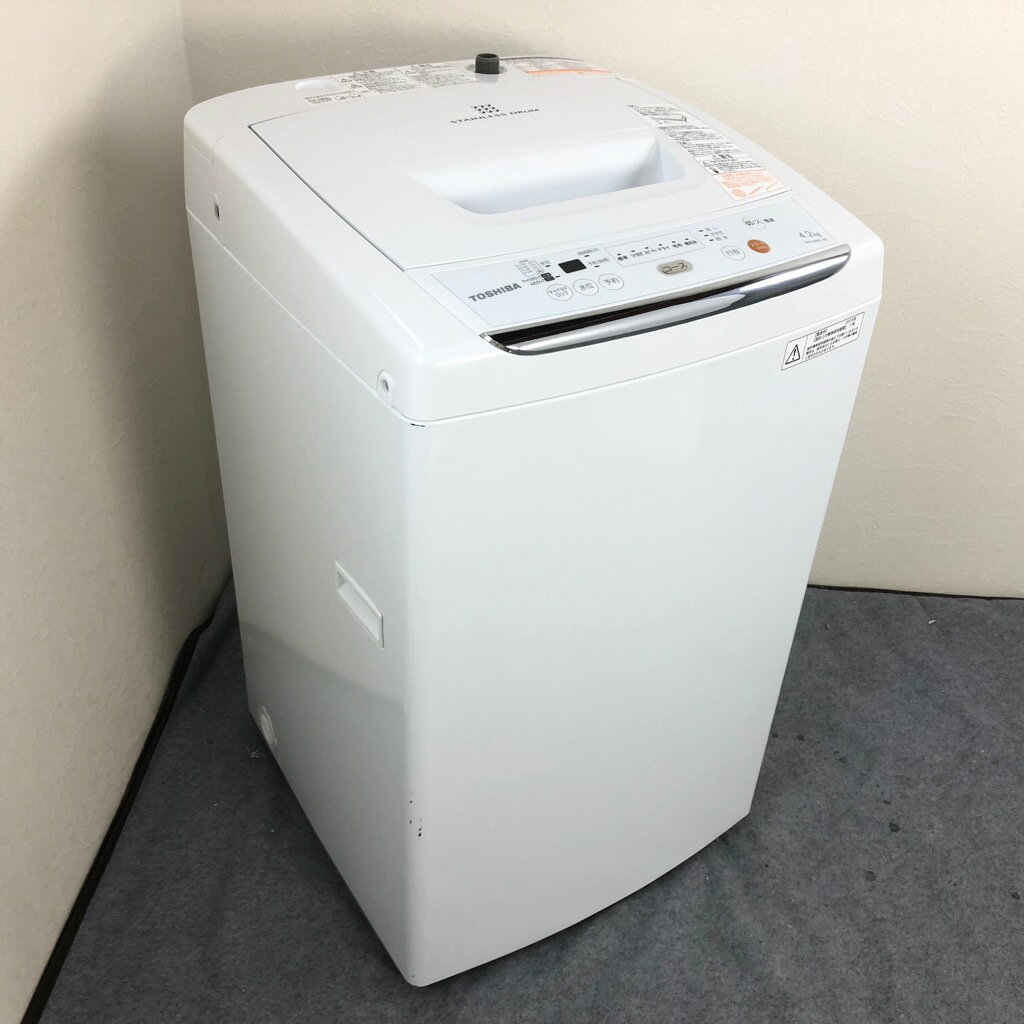 6ヶ月保証付 洗濯機 4.2kg 東芝 AW-42ML 2012年～2013年製 ホワイト