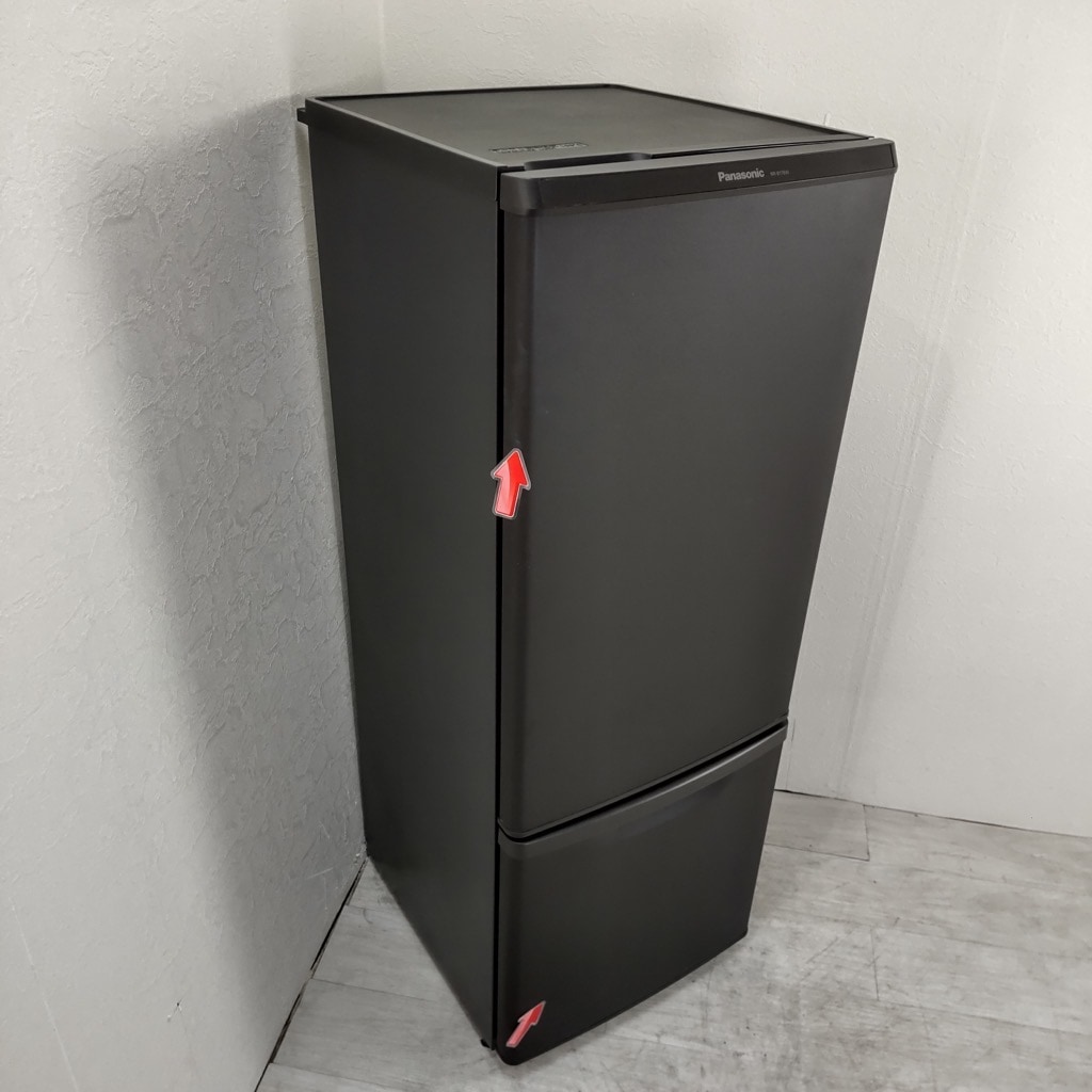 中古 168L 2ドア冷蔵庫 パナソニック NR-B17BW-T 2019年製 マット