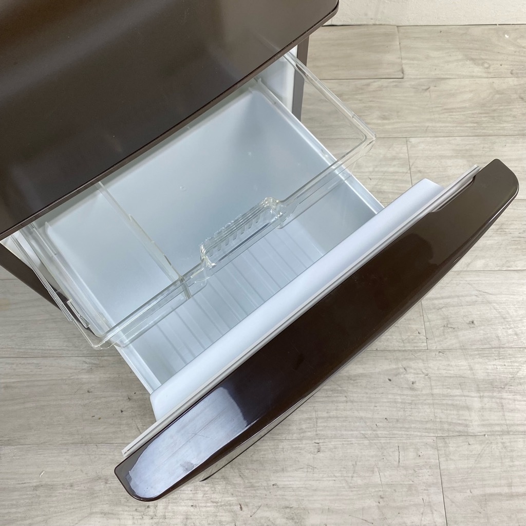 中古 168L 2ドア冷蔵庫 ブラウン パナソニック NR-B176W-T 2014年製