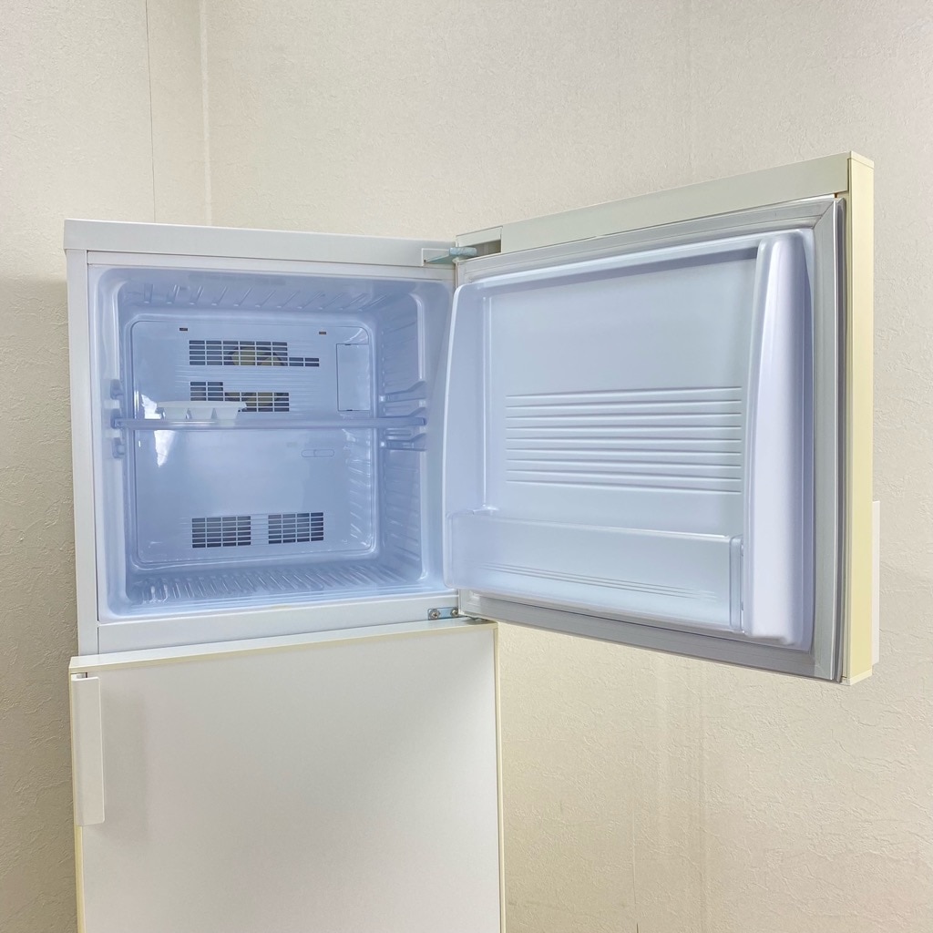 中古 137L 2ドア冷蔵庫 人気の無印良品 AMJ-14D-1 2015年製 ホワイト