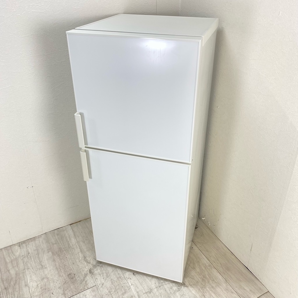 中古 希少 140L 2ドア冷蔵庫 無印良品 AMJ-14D-3 2018年製 ホワイト