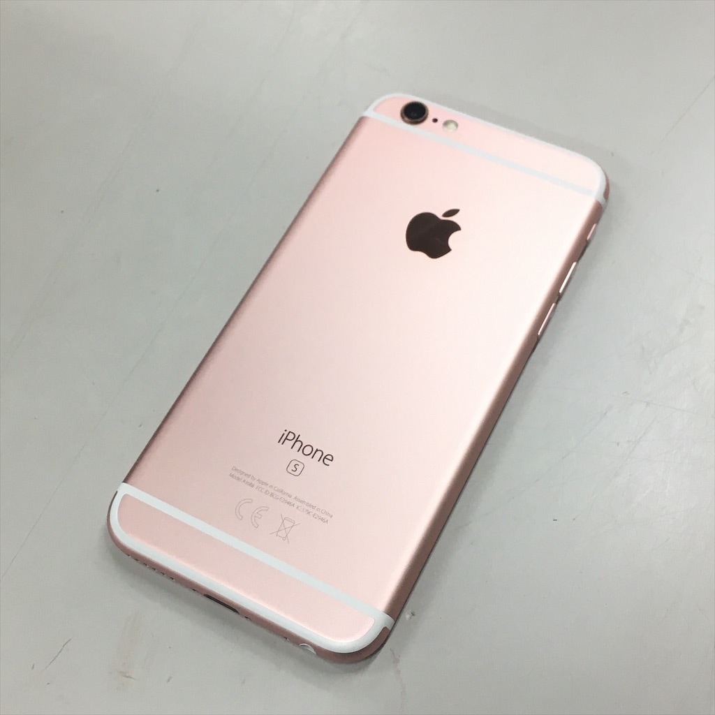中古 iPhone 6s 32GB MN122JA ローズゴールド simロック解除品 apple