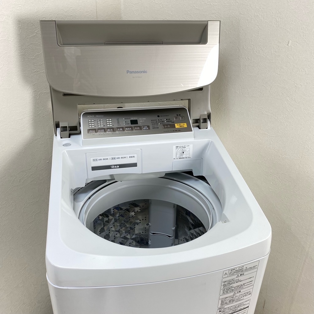 中古 10kg 全自動洗濯機 パナソニック NA-FA100H3 2016年製造