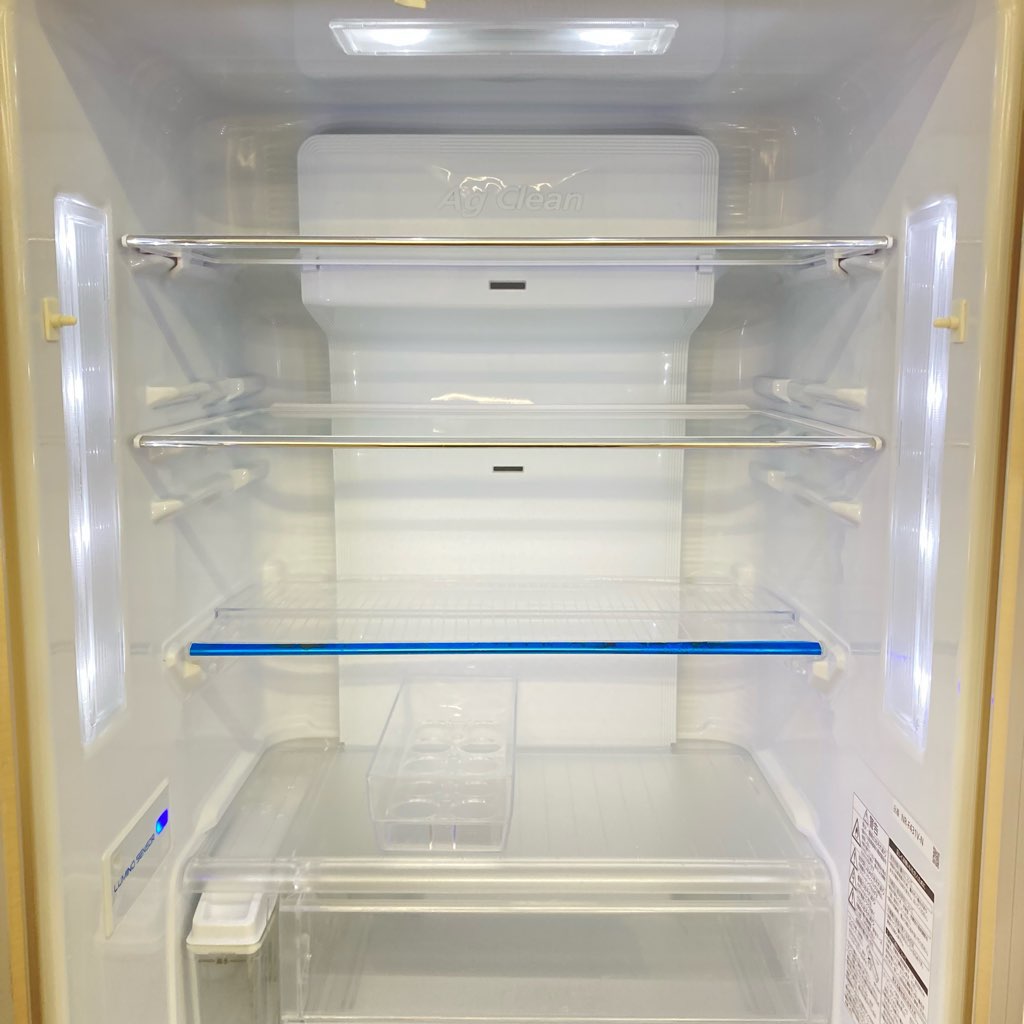 中古 近郊送料格安 パナソニック 411L 6ドア冷蔵庫 フレンチドア NR