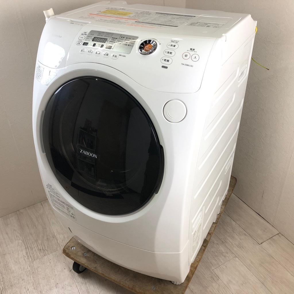 中古 近郊送料格安 東芝 9.0kg ドラム式洗濯機 TW-Z380L ヒートポンプ